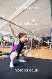 18.06.2024, Tignes, France (FRA): Gilonne Guigonnat (FRA) - Biathlon summer training, Tignes (FRA). www.nordicfocus.com. © Authamayou/NordicFocus. Every downloaded picture is fee-liable.