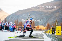 09.11.2024, Bessans, France (FRA): Justine Braisaz-Bouchet (FRA) - Biathlon summer training, Bessans (FRA). www.nordicfocus.com. © Authamayou/NordicFocus. Every downloaded picture is fee-liable.