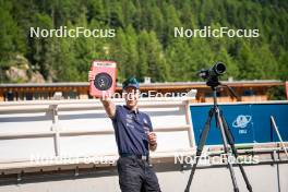 17.07.2024, Martell, Italy (ITA): Jonne Kahkonen (FIN) - Biathlon summer training, Martell (ITA). www.nordicfocus.com. © Barbieri/NordicFocus. Every downloaded picture is fee-liable.