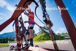 28.06.2024, Lavaze, Italy (ITA): Ingrid Landmark Tandrevold (NOR) - Biathlon summer training, Lavaze (ITA). www.nordicfocus.com. © Barbieri/NordicFocus. Every downloaded picture is fee-liable.