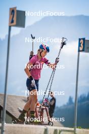 06.08.2024, Lavaze, Italy (ITA): Anna Gandler (AUT) - Biathlon summer training, Lavaze (ITA). www.nordicfocus.com. © Barbieri/NordicFocus. Every downloaded picture is fee-liable.