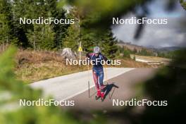 22.10.2024, Lavaze, Italy (ITA): Endre Stroemsheim (NOR) - Biathlon summer training, Lavaze (ITA). www.nordicfocus.com. © Vanzetta/NordicFocus. Every downloaded picture is fee-liable.