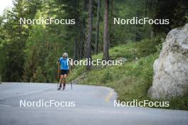 27.08.2024, Martell, Italy (ITA): Giacomel Tommaso (ITA) - Biathlon summer training, Martell (ITA). www.nordicfocus.com. © Vanzetta/NordicFocus. Every downloaded picture is fee-liable.