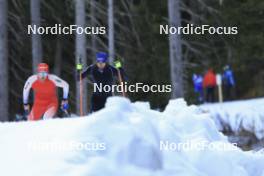 07.11.2024, Davos, Switzerland (SUI): Gion Stalder (SUI), Jeremy Finello (SUI), (l-r) - Biathlon training, snowfarming track, Davos (SUI). www.nordicfocus.com. © Manzoni/NordicFocus. Every downloaded picture is fee-liable.