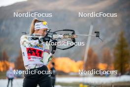 07.11.2024, Bessans, France (FRA): Chloé Chevalier (FRA) - Biathlon summer training, Bessans (FRA). www.nordicfocus.com. © Authamayou/NordicFocus. Every downloaded picture is fee-liable.