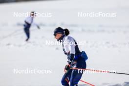 14.10.2024, Ramsau am Dachstein, Austria (AUT): Julia Simon (FRA) - Biathlon summer training, Dachsteinglacier, Ramsau am Dachstein (AUT). www.nordicfocus.com. © Manzoni/NordicFocus. Every downloaded picture is fee-liable.