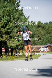 17.08.2024, Font-Romeu, France (FRA): Lou-Anne Dupont Ballet-Baz (FRA) - Biathlon summer training, Font-Romeu (FRA). www.nordicfocus.com. © Authamayou/NordicFocus. Every downloaded picture is fee-liable.