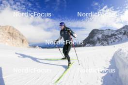 14.10.2024, Ramsau am Dachstein, Austria (AUT): Niklas Hartweg (SUI) - Biathlon summer training, Dachsteinglacier, Ramsau am Dachstein (AUT). www.nordicfocus.com. © Manzoni/NordicFocus. Every downloaded picture is fee-liable.