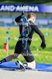 20.05.2024, Lenzerheide, Switzerland (SUI): Sebastian Stalder (SUI) - Biathlon summer training, Lenzerheide (SUI). www.nordicfocus.com. © Manzoni/NordicFocus. Every downloaded picture is fee-liable.