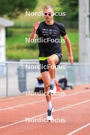 03.07.2024, Saint-Claude, France (FRA): Emilien Jacquelin (FRA) - Biathlon summer training, Premanon (FRA). www.nordicfocus.com. © Manzoni/NordicFocus. Every downloaded picture is fee-liable.