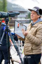 10.09.2024, Lenzerheide, Switzerland (SUI): Andreas Kuppelwieser (ITA), coach Team Switzerland - Biathlon summer training, Lenzerheide (SUI). www.nordicfocus.com. © Manzoni/NordicFocus. Every downloaded picture is fee-liable.