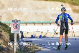 12.10.2024, Ramsau am Dachstein, Austria (AUT): Feature: Track atmosphere  - Biathlon summer training, Ramsau am Dachstein (AUT). www.nordicfocus.com. © Manzoni/NordicFocus. Every downloaded picture is fee-liable.