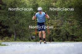 27.08.2024, Martell, Italy (ITA): Bionaz Didier (ITA) - Biathlon summer training, Martell (ITA). www.nordicfocus.com. © Vanzetta/NordicFocus. Every downloaded picture is fee-liable.