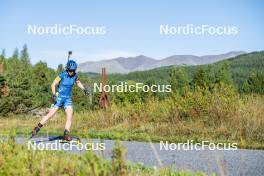 05.09.2024, Font-Romeu, France (FRA): Anna Karin Heijdenberg (SWE) - Biathlon summer training, Font-Romeu (FRA). www.nordicfocus.com. © Authamayou/NordicFocus. Every downloaded picture is fee-liable.