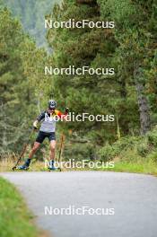 20.09.2024, Font-Romeu, France (FRA): Marek Mackels (BEL) - Biathlon summer training, Font-Romeu (FRA). www.nordicfocus.com. © Authamayou/NordicFocus. Every downloaded picture is fee-liable.