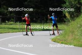 15.07.2024, Lenzerheide, Switzerland (SUI): Lucie Charvatova (CZE) - Biathlon summer training, Lenzerheide (SUI). www.nordicfocus.com. © Manzoni/NordicFocus. Every downloaded picture is fee-liable.