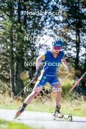 05.09.2024, Font-Romeu, France (FRA): Anna Karin Heijdenberg (SWE) - Biathlon summer training, Font-Romeu (FRA). www.nordicfocus.com. © Authamayou/NordicFocus. Every downloaded picture is fee-liable.