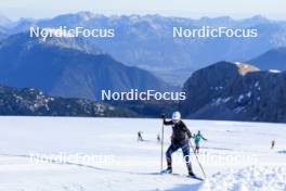 14.10.2024, Ramsau am Dachstein, Austria (AUT): Jeanne Richard (FRA) - Biathlon summer training, Dachsteinglacier, Ramsau am Dachstein (AUT). www.nordicfocus.com. © Manzoni/NordicFocus. Every downloaded picture is fee-liable.