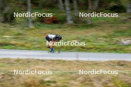 20.09.2024, Font-Romeu, France (FRA): César Beauvais (BEL) - Biathlon summer training, Font-Romeu (FRA). www.nordicfocus.com. © Authamayou/NordicFocus. Every downloaded picture is fee-liable.