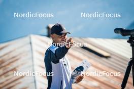 27.06.2024, Lavaze, Italy (ITA): Siegfried Mazet (FRA) - Biathlon summer training, Lavaze (ITA). www.nordicfocus.com. © Barbieri/NordicFocus. Every downloaded picture is fee-liable.