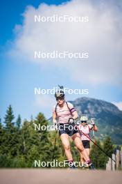 06.08.2024, Lavaze, Italy (ITA): Lea Rothschopf (AUT) - Biathlon summer training, Lavaze (ITA). www.nordicfocus.com. © Barbieri/NordicFocus. Every downloaded picture is fee-liable.