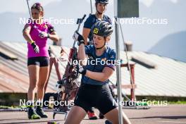 31.07.2024, Lavaze, Italy (ITA): Lea Rothschopf (AUT) - Biathlon summer training, Lavaze (ITA). www.nordicfocus.com. © Barbieri/NordicFocus. Every downloaded picture is fee-liable.