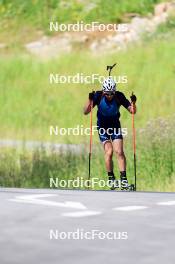 15.07.2024, Lenzerheide, Switzerland (SUI): Bjorn Westervelt (USA) - Biathlon summer training, Lenzerheide (SUI). www.nordicfocus.com. © Manzoni/NordicFocus. Every downloaded picture is fee-liable.