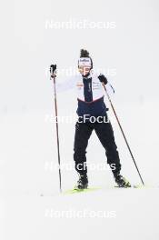 11.10.2024, Ramsau am Dachstein, Austria (AUT): Lou Jeanmonnot (FRA) - Biathlon summer training, Dachsteinglacier, Ramsau am Dachstein (AUT). www.nordicfocus.com. © Manzoni/NordicFocus. Every downloaded picture is fee-liable.