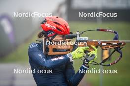 27.09.2024, Lavaze, Italy (ITA): Lisa Vittozzi (ITA) - Biathlon summer training, Lavaze (ITA). www.nordicfocus.com. © Barbieri/NordicFocus. Every downloaded picture is fee-liable.