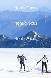 14.10.2024, Ramsau am Dachstein, Austria (AUT): Niklas Hartweg (SUI) - Biathlon summer training, Dachsteinglacier, Ramsau am Dachstein (AUT). www.nordicfocus.com. © Manzoni/NordicFocus. Every downloaded picture is fee-liable.