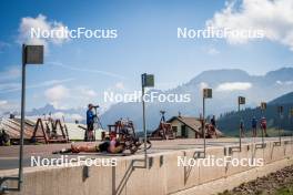 06.08.2024, Lavaze, Italy (ITA): Anna Juppe (AUT) - Biathlon summer training, Lavaze (ITA). www.nordicfocus.com. © Barbieri/NordicFocus. Every downloaded picture is fee-liable.