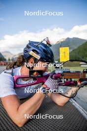 29.08.2024, Bessans, France (FRA): Lou Jeanmonnot (FRA) - Biathlon summer training, Bessans (FRA). www.nordicfocus.com. © Authamayou/NordicFocus. Every downloaded picture is fee-liable.