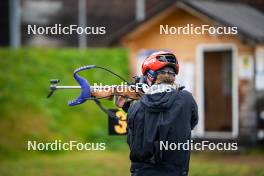 27.09.2024, Lavaze, Italy (ITA): Lisa Vittozzi (ITA) - Biathlon summer training, Lavaze (ITA). www.nordicfocus.com. © Barbieri/NordicFocus. Every downloaded picture is fee-liable.