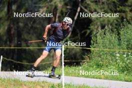 18.07.2024, Lenzerheide, Switzerland (SUI): Bjorn Westervelt (USA) - Biathlon summer training, Lenzerheide (SUI). www.nordicfocus.com. © Manzoni/NordicFocus. Every downloaded picture is fee-liable.