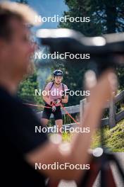 06.08.2024, Lavaze, Italy (ITA): Anna Juppe (AUT) - Biathlon summer training, Lavaze (ITA). www.nordicfocus.com. © Barbieri/NordicFocus. Every downloaded picture is fee-liable.