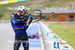 16.09.2024, Lenzerheide, Switzerland (SUI): Eric Perrot (FRA) - Biathlon summer training, Lenzerheide (SUI). www.nordicfocus.com. © Manzoni/NordicFocus. Every downloaded picture is fee-liable.