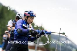 26.08.2024, Martell, Italy (ITA): Dorothea Wierer of Italy - Biathlon summer training, Martell (ITA). www.nordicfocus.com. © Vanzetta/NordicFocus. Every downloaded picture is fee-liable.