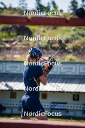 31.07.2024, Lavaze, Italy (ITA): Anna Gandler (AUT) - Biathlon summer training, Lavaze (ITA). www.nordicfocus.com. © Barbieri/NordicFocus. Every downloaded picture is fee-liable.