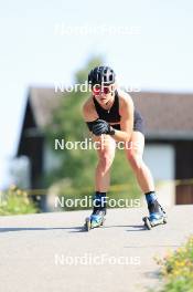 18.07.2024, Lenzerheide, Switzerland (SUI): Grace Castonguay (USA) - Biathlon summer training, Lenzerheide (SUI). www.nordicfocus.com. © Manzoni/NordicFocus. Every downloaded picture is fee-liable.