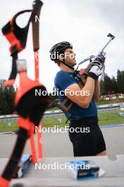 04.09.2024, Lenzerheide, Switzerland (SUI): Vetle Sjaastad Christiansen (NOR) - Biathlon summer training, Lenzerheide (SUI). www.nordicfocus.com. © Manzoni/NordicFocus. Every downloaded picture is fee-liable.