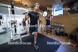 27.08.2024, Martell, Italy (ITA): Didier Bionaz (ITA) - Biathlon summer training, Martell (ITA). www.nordicfocus.com. © Vanzetta/NordicFocus. Every downloaded picture is fee-liable.