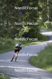 18.06.2024, Correncon-en-Vercors, France (FRA): Oscar Lombardot (FRA) - Biathlon summer training, Correncon-en-Vercors (FRA). www.nordicfocus.com. © Joly/NordicFocus. Every downloaded picture is fee-liable.