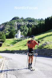 27.06.2024, Juf, Switzerland (SUI): Joscha Burkhalter (SUI) - Biathlon summer training, Juf (SUI). www.nordicfocus.com. © Manzoni/NordicFocus. Every downloaded picture is fee-liable.