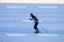 14.10.2024, Ramsau am Dachstein, Austria (AUT): Joscha Burkhalter (SUI) - Biathlon summer training, Dachsteinglacier, Ramsau am Dachstein (AUT). www.nordicfocus.com. © Manzoni/NordicFocus. Every downloaded picture is fee-liable.