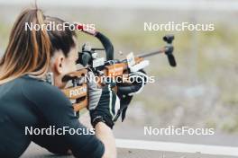 19.05.2024, Forni Avoltri, Italy (ITA): Lisa Vittozzi (ITA) - Biathlon summer training, Forni Avoltri (ITA). www.nordicfocus.com. © Del Fabbro/NordicFocus. Every downloaded picture is fee-liable.