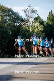 02.09.2024, Font-Romeu, France (FRA): Anna Magnusson (SWE), Sara Andersson (SWE), (l-r) - Biathlon summer training, Font-Romeu (FRA). www.nordicfocus.com. © Authamayou/NordicFocus. Every downloaded picture is fee-liable.