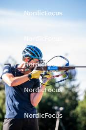 05.09.2024, Font-Romeu, France (FRA): Martin Ponsiluoma (SWE) - Biathlon summer training, Font-Romeu (FRA). www.nordicfocus.com. © Authamayou/NordicFocus. Every downloaded picture is fee-liable.