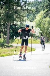 17.08.2024, Font-Romeu, France (FRA): Lionel Jouannaud (FRA) - Biathlon summer training, Font-Romeu (FRA). www.nordicfocus.com. © Authamayou/NordicFocus. Every downloaded picture is fee-liable.