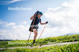 06.06.2024, Lavaze, Italy (ITA): Martin Ponsiluoma (SWE) - Biathlon summer training, Lavaze (ITA). www.nordicfocus.com. © Barbieri/NordicFocus. Every downloaded picture is fee-liable.