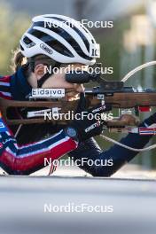 21.10.2024, Lavaze, Italy (ITA): Ida Lien (NOR) - Biathlon summer training, Lavaze (ITA). www.nordicfocus.com. © Vanzetta/NordicFocus. Every downloaded picture is fee-liable.